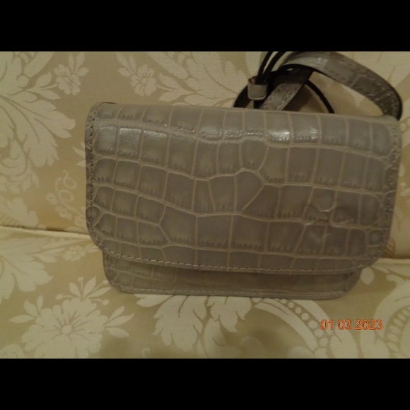 Patricia Nash NWT Dvint Gray Crocodile Bellerby - Picture 5 of 7